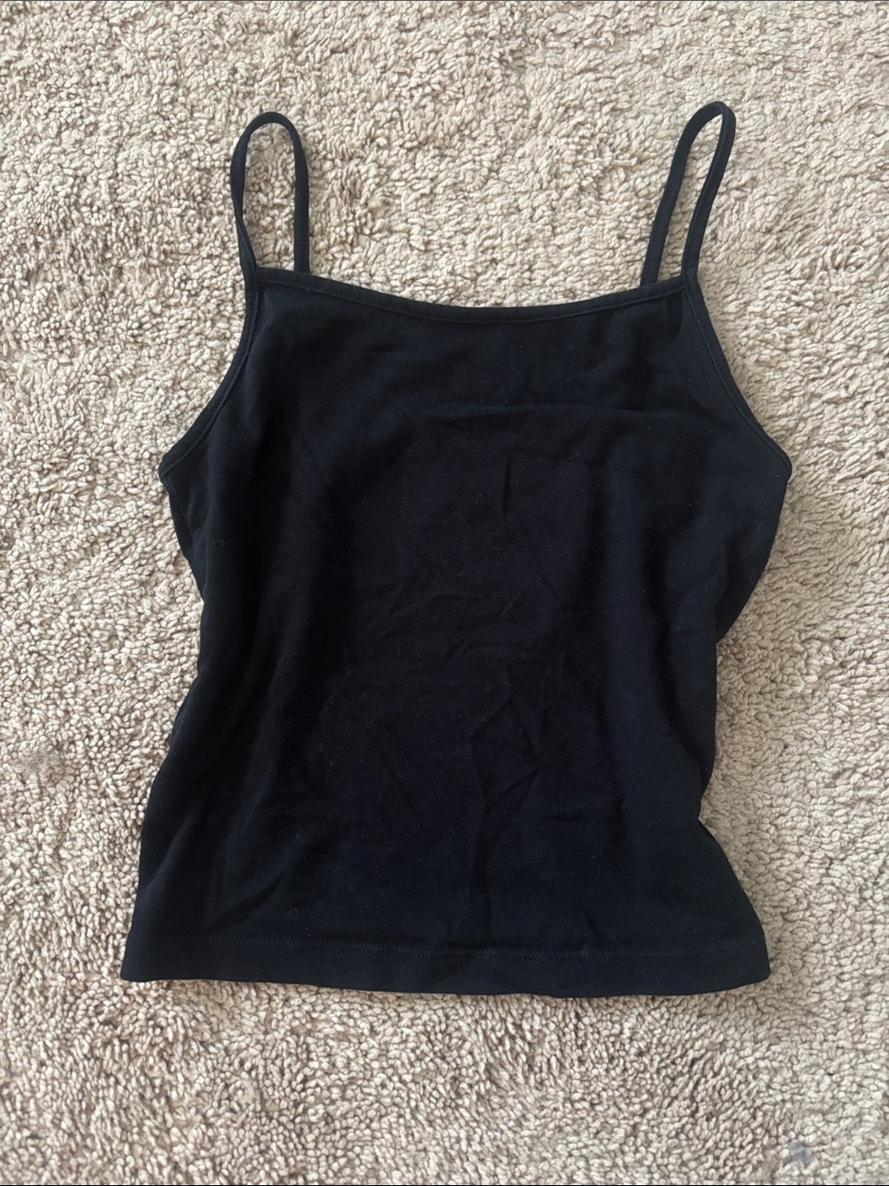 Target Black Slim Strap Cami Tank Top
